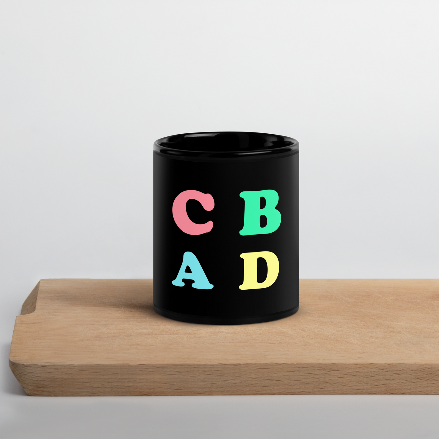 CBAD Black Glossy Mug