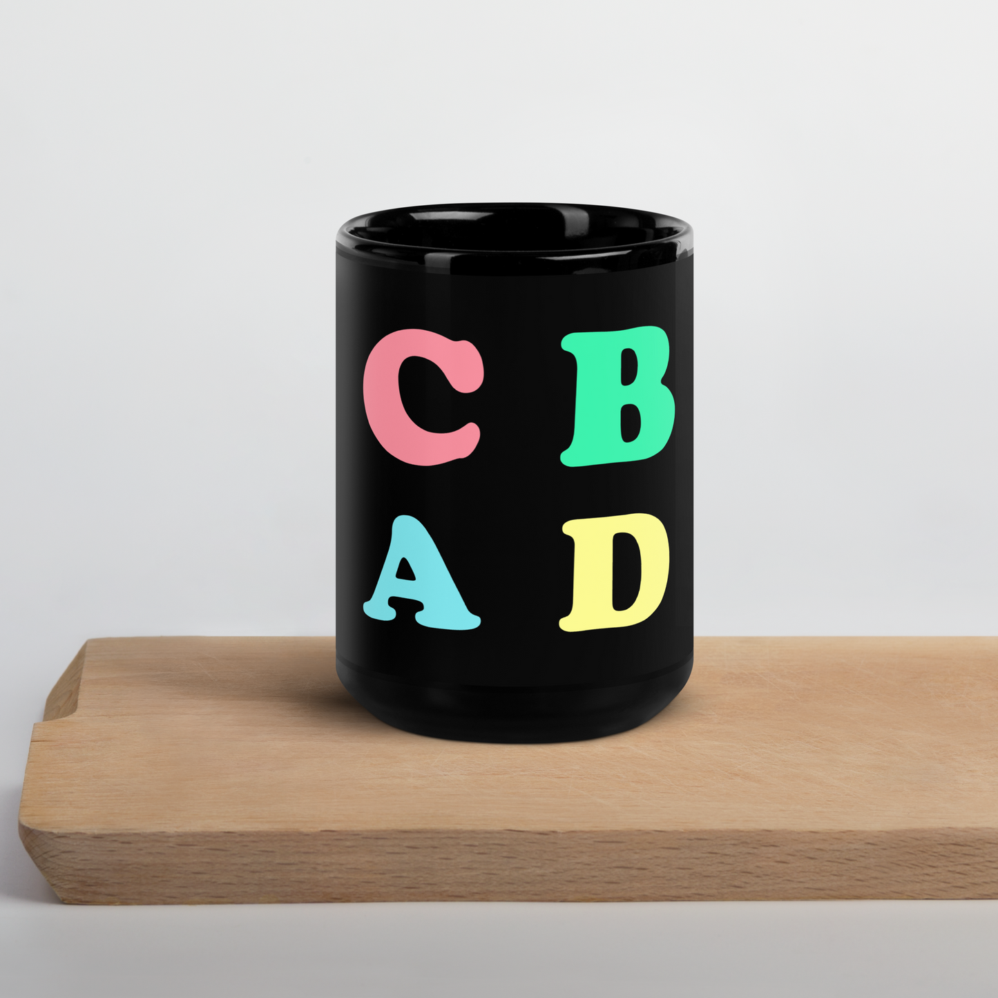 CBAD Black Glossy Mug