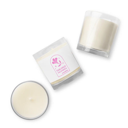 Carlsbad Vacation Glass jar soy wax candle