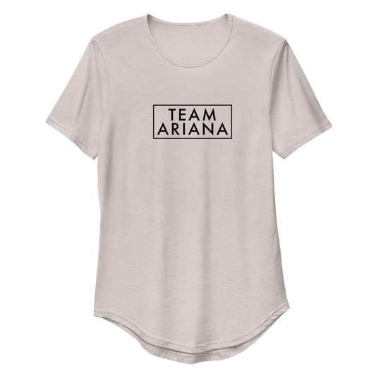 Team Ariana Curved Hem T-Shirt